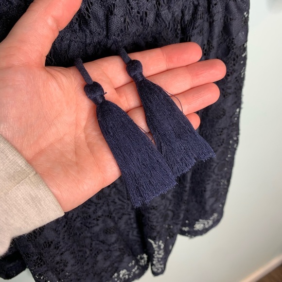 Hollister Navy Lace Romper - Picture 5 of 6